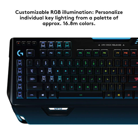 Logitech G910 Orion Spectrum RGB Mechanical Gaming Keyboard  PC KEYBRD