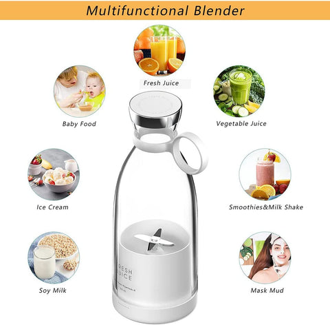 Portable Personal Blender Electric Juicer Kettle Bottle for Shakes