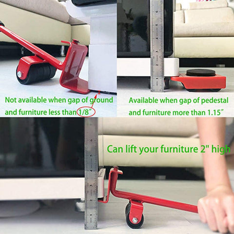 Heavy-duty Moving Mover 5-piece Moving Tool Mover Transport Set Household Moving Furnitures