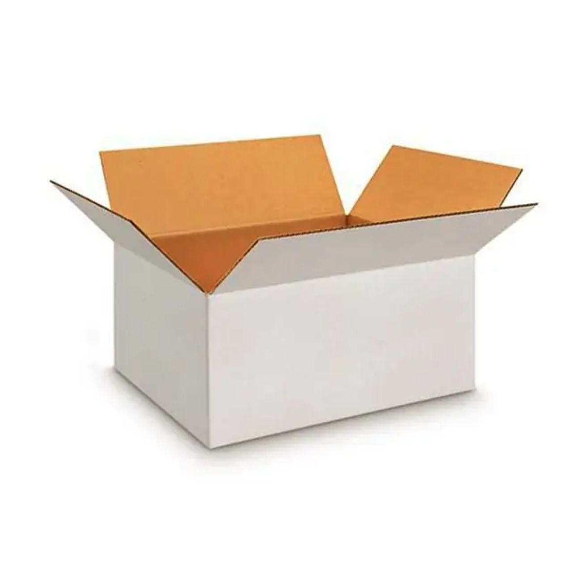 5 Ply Plain Strong White Corrugated/Carton/Packaging/Shipping Box (62 x 25 x 33 Cms) Corrugated Box (10Pc Pack) - Willow