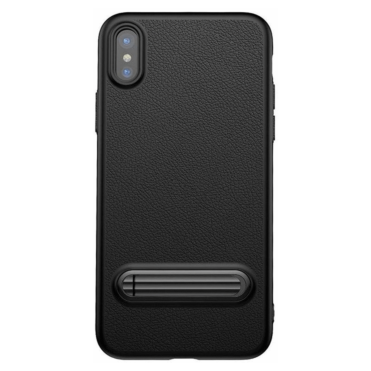 Baseus Phone Cover Case with Magnetic Holder Stand for iPhone X in White - SquareDubai