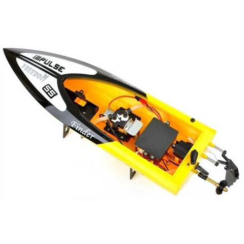 Rechargeable Boat 3-CH R/C Speedboat w/ Radio Remote Controller 25 KM/H