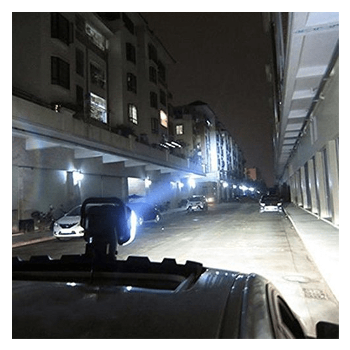 Cree LED Search Light 360 Degree Rotating, Remote Control Work Light, Emergency Light, Garden, Car Light, Home etc - SquareDubai
