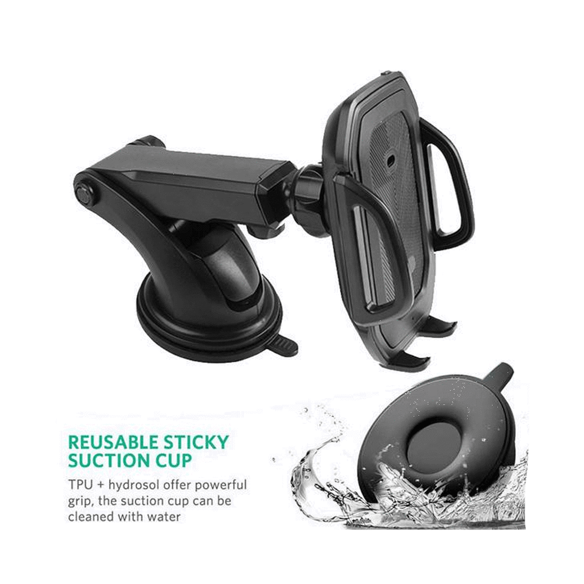 Automatic Car Phone Holder Infrared Sensor - SquareDubai