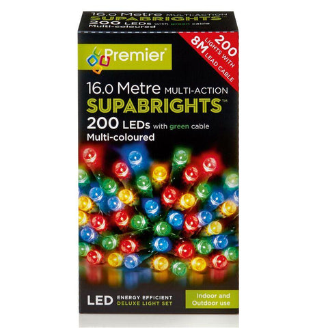 Supabrights 200 Multi-Action LED Lights (Multicolor) - Premier®