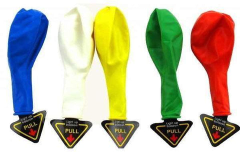 Led flashing light balloons