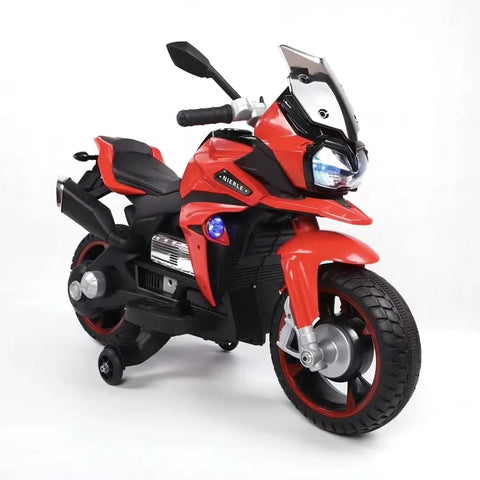 Emma R800 Kids Ride On Electric Motorbike - White