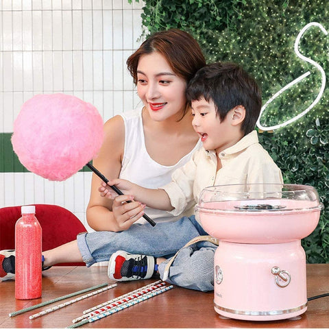 Cotton Candy Machine High quality DIY Cotton Candy Maker (Pink) - Seaohut