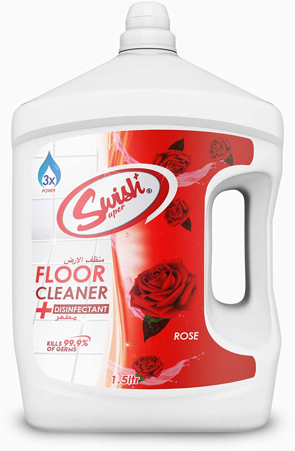 Swish Concentrated Floor Cleaner Rose 1.5 Ltr