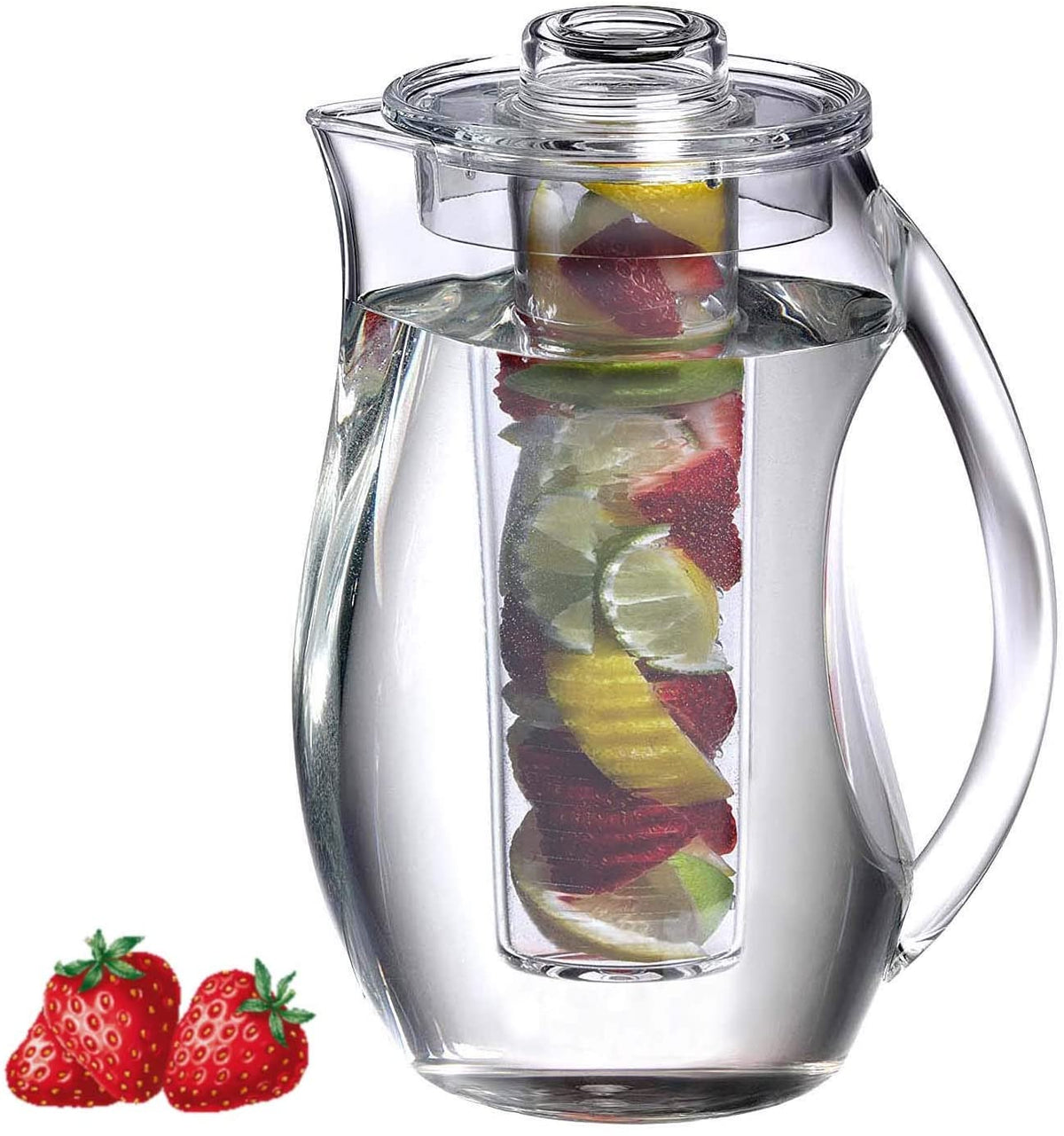 Fruit Infusion Pitcher (2.4L, Acrylic, Clear)