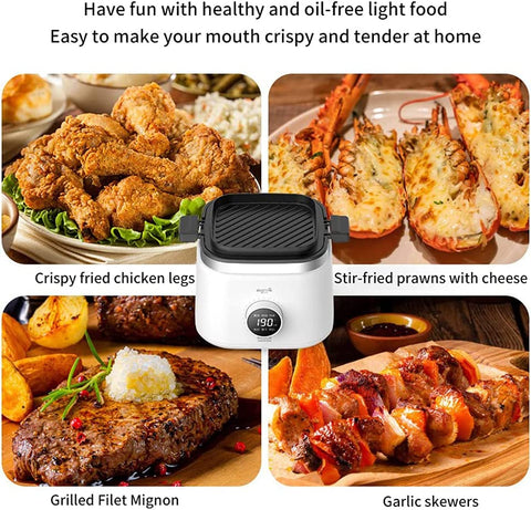 Deerma Air Fryer Oven Multi-function Oiless Cooker 2L ,1000W (white) KZ200