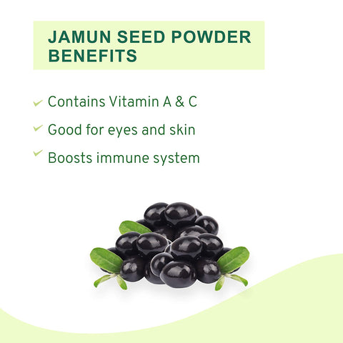 VITRO Organic Jamun Powder 100 gm Pack of 2