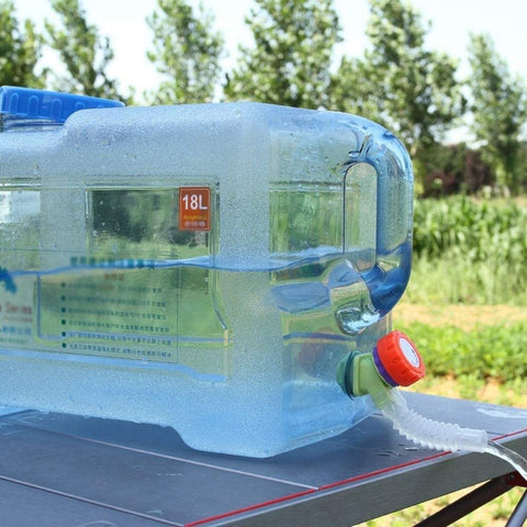 Portable Water Container  With tap Outdoor  for Outing Camping Size : 18L/20L