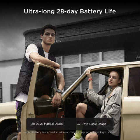 Amazfit Neo Smart Watch, Retro Design, 28-Day Battery Life,