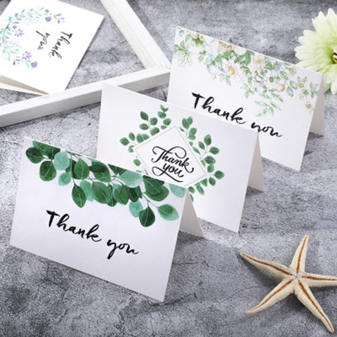 WILLOW 60 Pack Thank You Card with Envelopes, Thank You Note, 6 Style Gratitude Cards