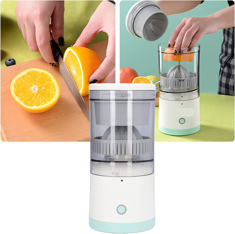 Protable Electric Orange Juicer Usb Charging Cordless One Button Operation - Migecon
