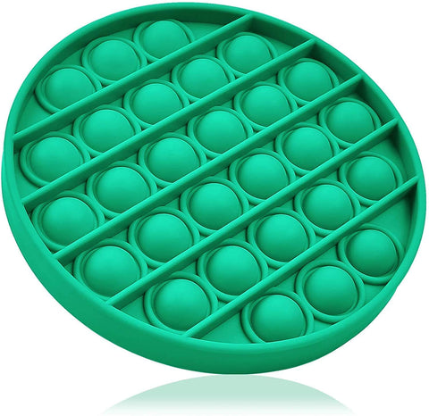 Push Pop Bubble Sensory Fidget Toy 5x5 inch - Round Green