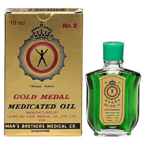 Gold Medal No. 3 Medicated Oil - 3 ml (Pack of 12)