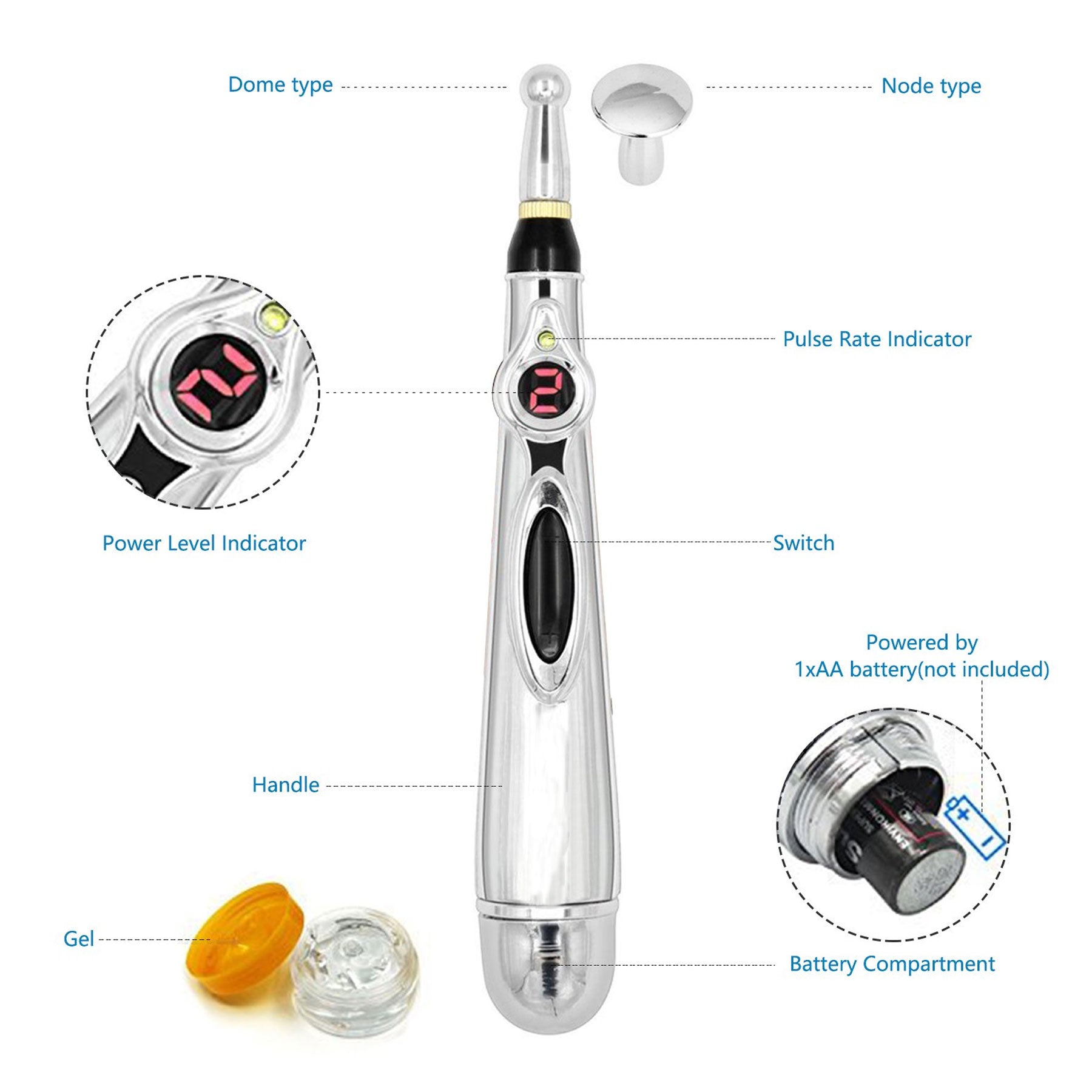 DF-618 Health And Beauty Pen Massager Theraphy – Emaratshop