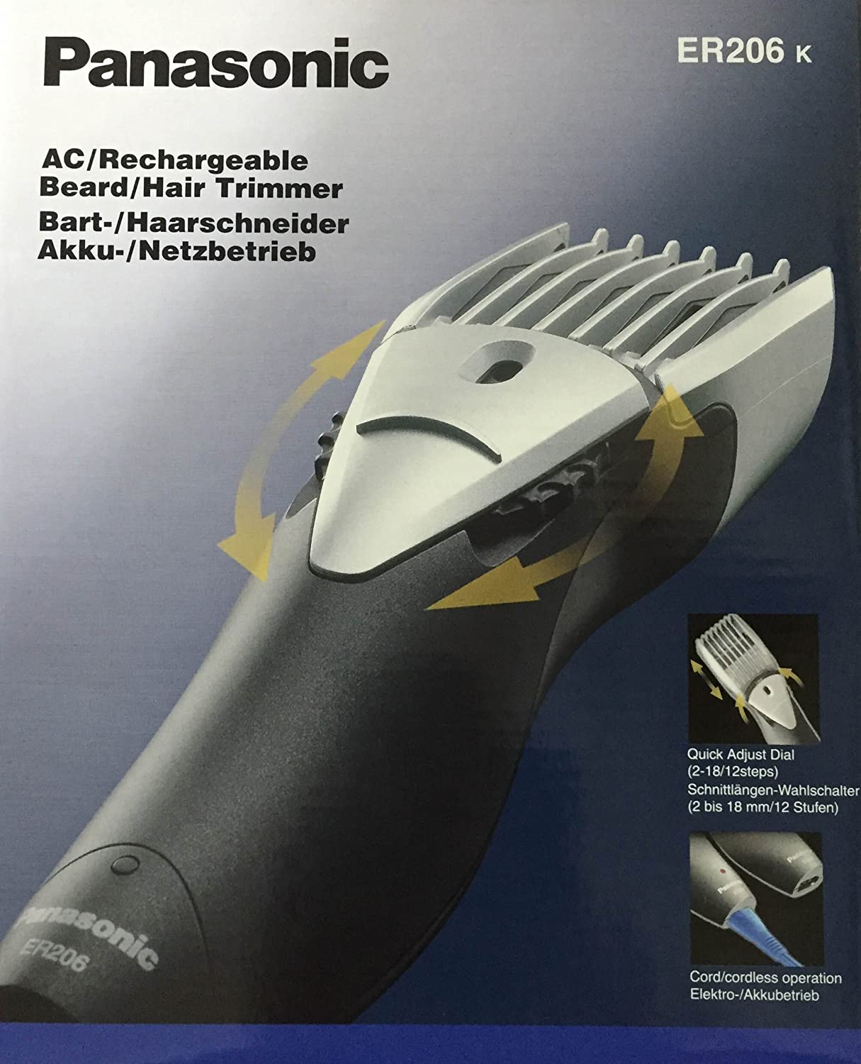 Panasonic clearance er206kk trimmer