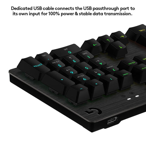 Logitech G512 Carbon RGB Mechanical Gaming Keyboard  PC KEYBRD