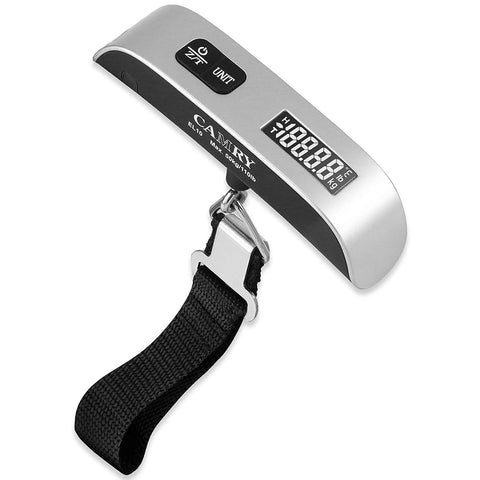 Camry Digital Luggage Scale Up tp 50 kg., Silver EL10-31P - SquareDubai