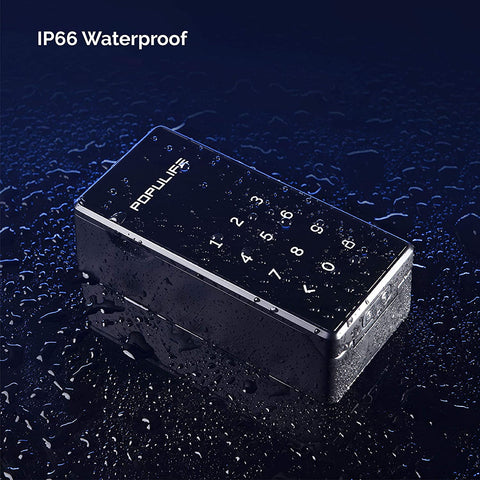 Populife Keybox，IP65 Bluetooth Smart Key Lock Box