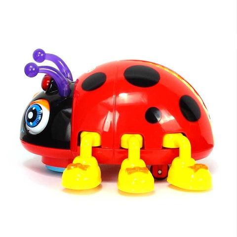 Hola - Baby Toys Infant Crawl Beetle Electric Toy Bee Ladybug with Music & Light