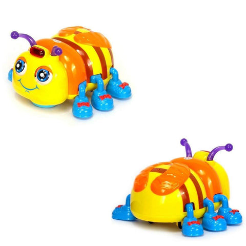 Hola - Baby Toys Infant Crawl Beetle Electric Toy Bee Ladybug with Music & Light