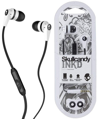 Skullcandy 1 3.5mm Connector Ink'd 2.0 Earbud Headphones with Mic - Pink
