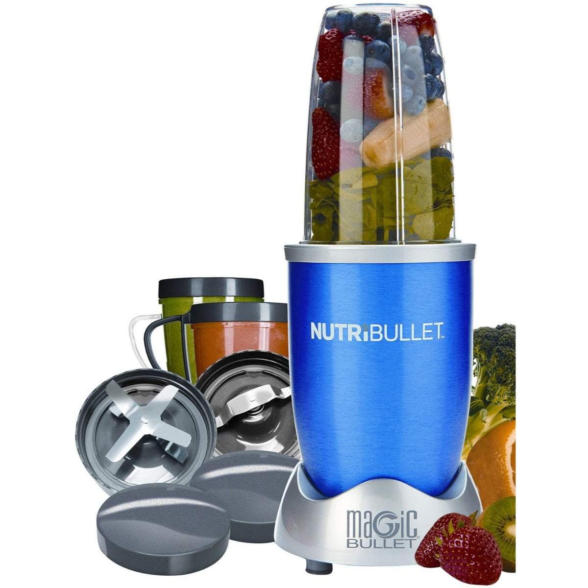 NutriBullet Set - 8pc, Blue, 600W