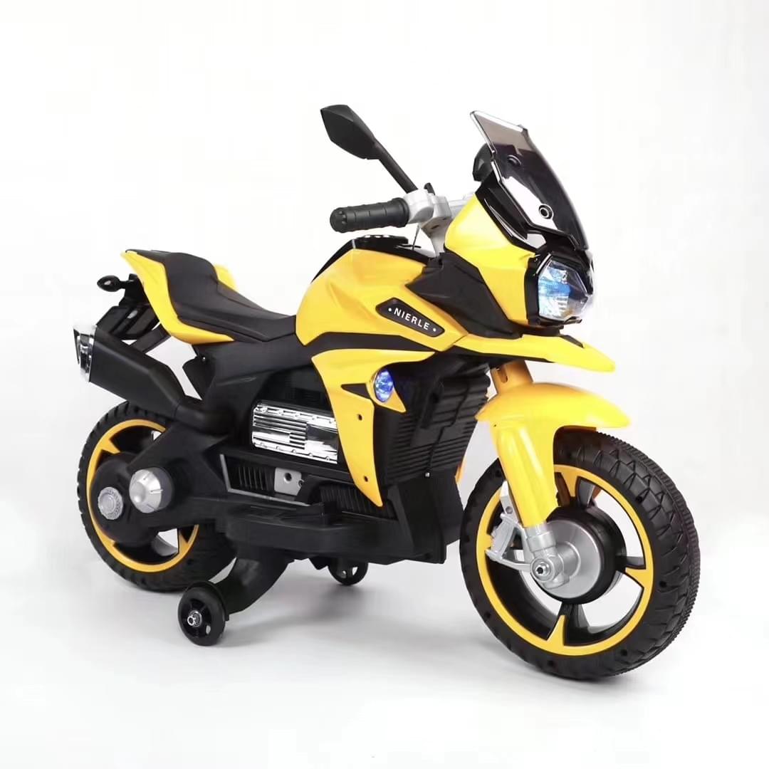 Emma R800 Kids Ride On Electric Motorbike - Yellow