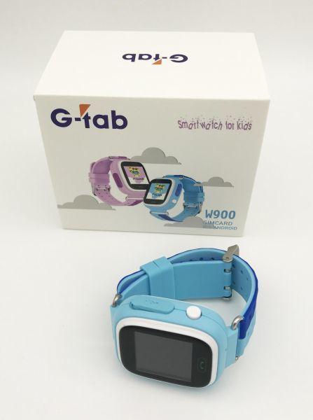G-Tab W900 Kids Smart Watch  Location Safe Children Watch Activity Tracker SOS -Blue