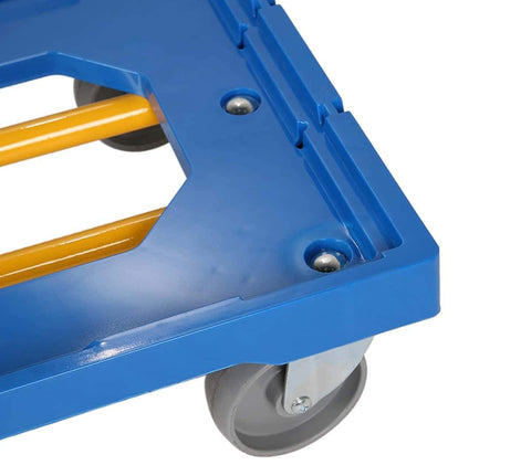 Plastic Tote Dolly with Steel Handle