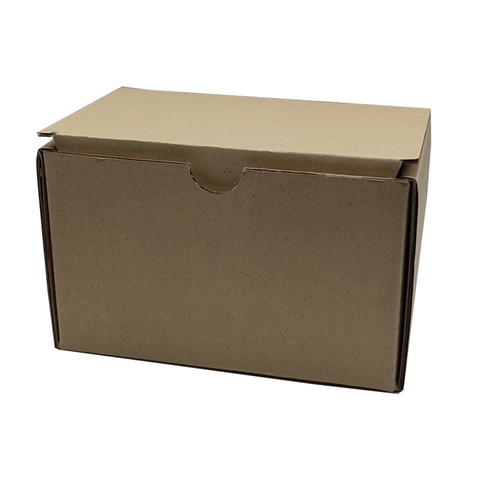 Heavy Duty Brown Small Corrugated kraft Boxes for Gifts (15x9.5x9.5) Cms – (6Pc Pack) - WILLOW