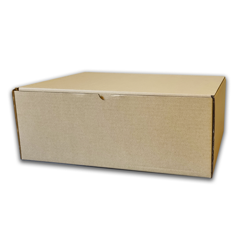 Heavy Duty Brown Corrugated kraft Boxes for Gifts (31x16x9.5) Cms – (6Pc Pack) - WILLOW