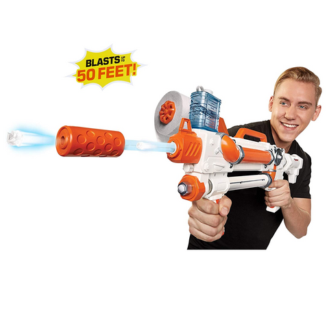 Toilet Paper Blasters Sheet Storm, Shoots Rapid Fire TP Spitballs Up to 50 Feet