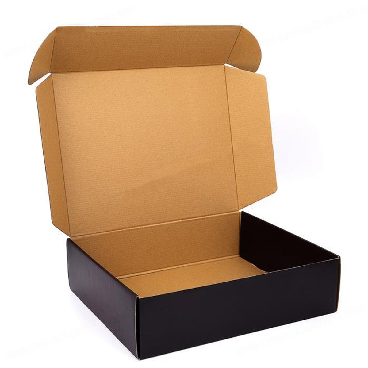 Black Kraft Paper Box Carton 32x22x7Cm (10Pc Pack) - Willow