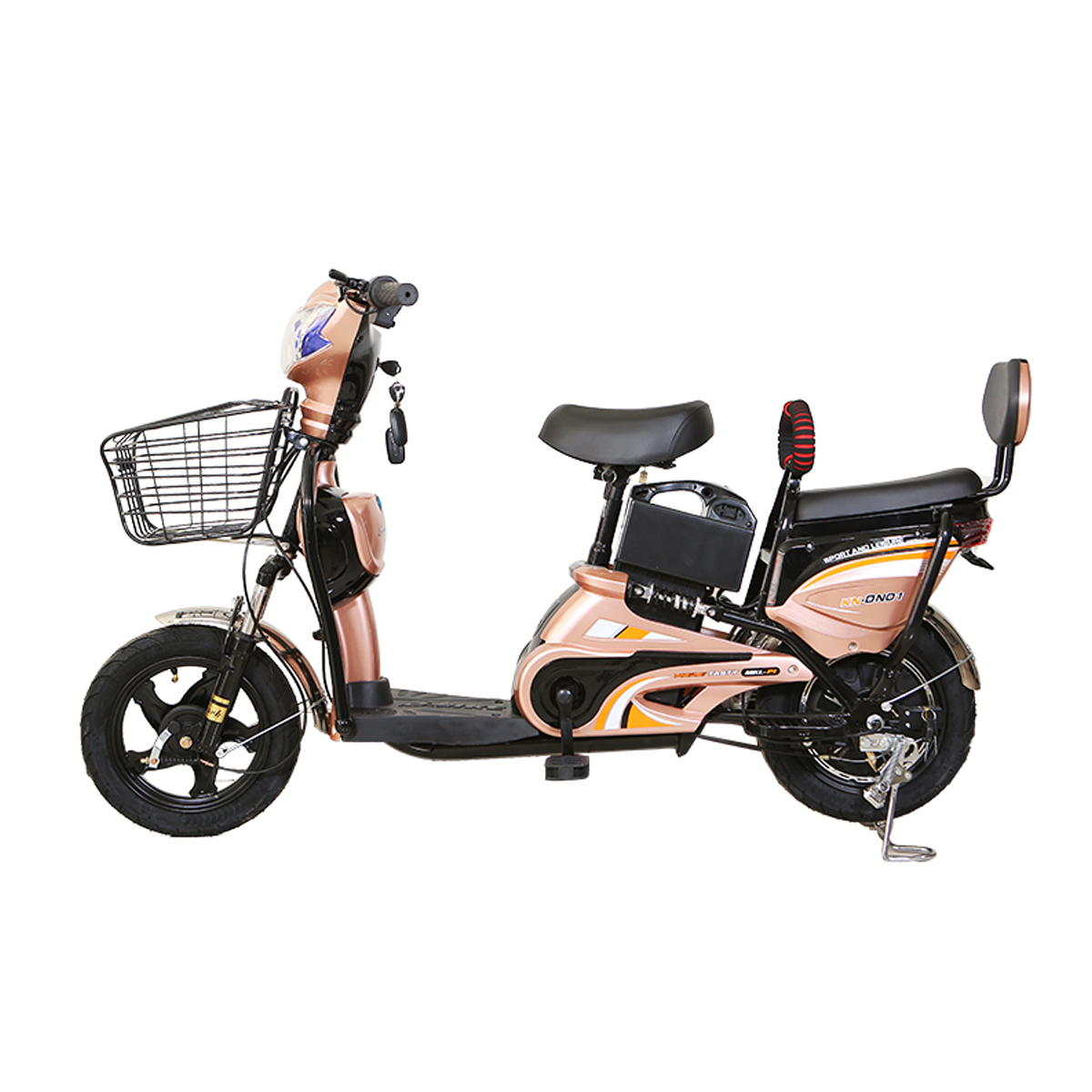 Trendy 48V Grocery Electric scooter bike Adults Electric Scooter BLUE Rose Gold
