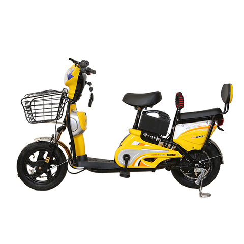 Trendy 48V Grocery Electric scooter bike | Adults Electric Scooter - BLACK
