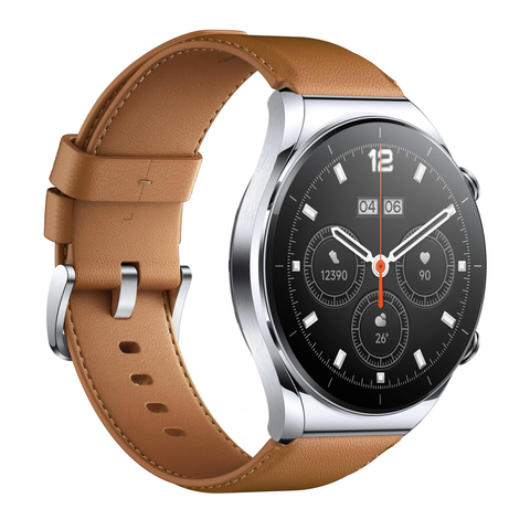 Xiaomi Watch S1 Silver- 1.43 Inch Touch Screen Amoled Hd Display| 12 Days Battery Life - Black