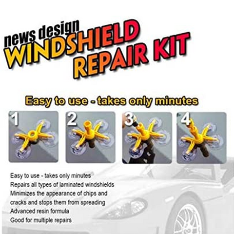 Windscreen Repair Kit With Advanced Resin Formula