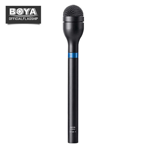 BOYA BY-HM100 Wireless Handheld Microphone Omni-Directional Dynamic Microphone  for ENG/ Interviews