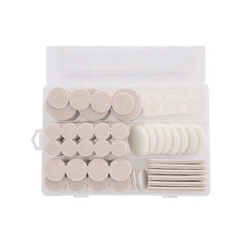 171 Piece Furniture Pads in Case - White - SquareDubai