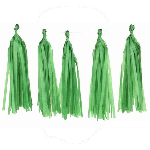 25Pcs/Lot 5 Mixed Random Colour Diy Tissue Paper Tassel Garland For Kids  Birthday Party