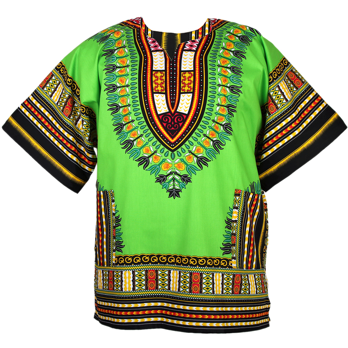 Tribe Premium Traditional Colourful African Dashiki Thailand Style - Grey