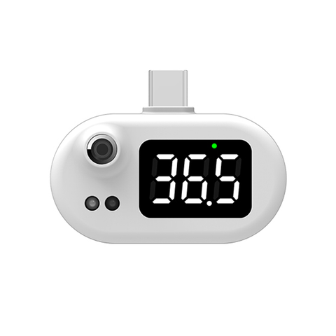 Body temperature measuring thermal scanner