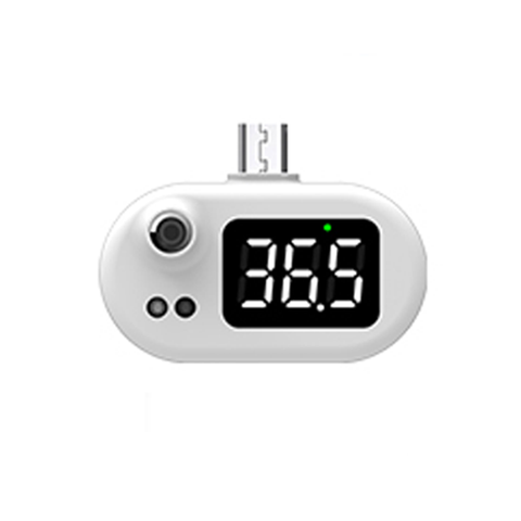 Body temperature measuring thermal scanner