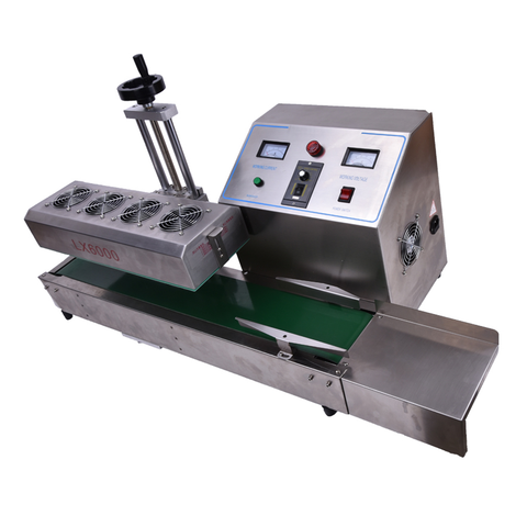 LX6000 Tabletop Continuous Electromagnetic Induction Sealing Machine, Suitable for 15-80mm Diameter