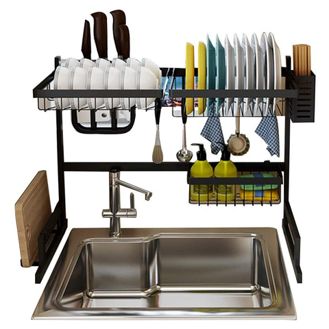 Over the Sink S/S Dish Rack for Kitchenware 65/85 Cms